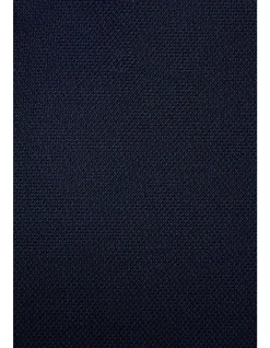 ARCHER HAND MADE BLAZER - WOOL IN NAVY BLUE SELF DESIGN