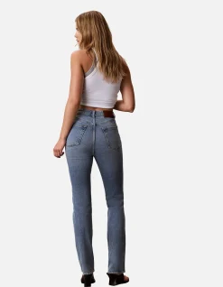 Archive High Rise Slim Straight Leg Jeans