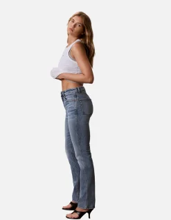 Archive High Rise Slim Straight Leg Jeans