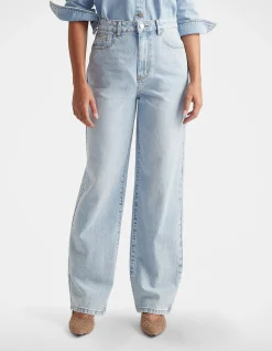 Ariana High Rise Straight Leg Jeans