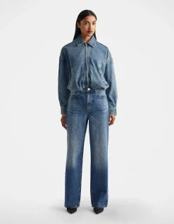 Ariana High Rise Straight Leg Jeans