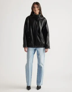 Ariana High Rise Straight Leg Jeans
