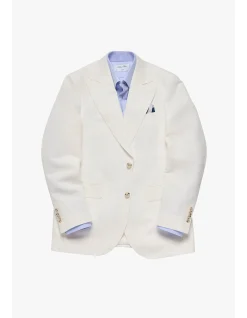 ARLO BLAZER - LINEN/COTTON IN SOFT IVORY