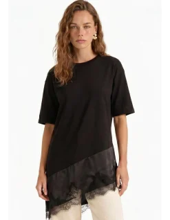 ARLO JERSEY LACE TEE