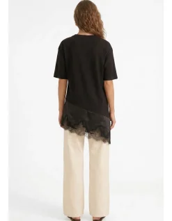 ARLO JERSEY LACE TEE