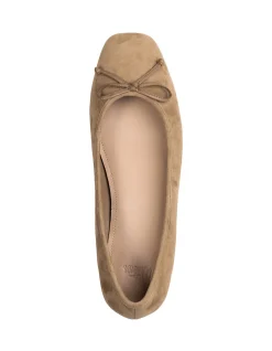 Armenia Fawn Suede Leather Ballet Flat