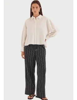 Ashby Long Sleeve Peplum Shirt
