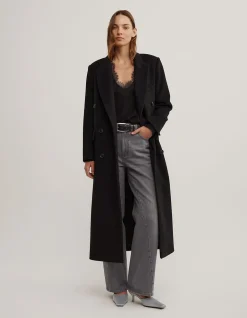 Ash Satin Mules