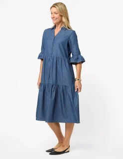 ASTAR ELBOW SLEEVE DRESS