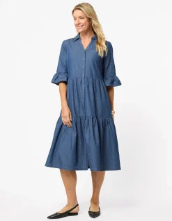 ASTAR ELBOW SLEEVE DRESS