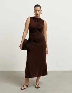 Asymmetric Gather Dress