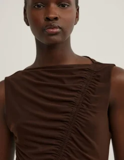 Asymmetric Gather Dress