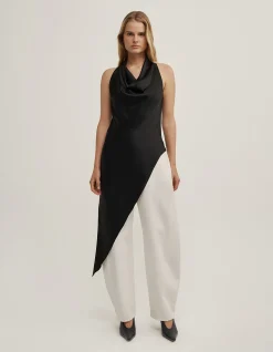Asymmetric Halter Tunic
