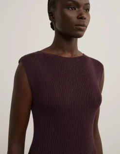Asymmetric Hem Knit Tank