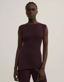Asymmetric Hem Knit Tank