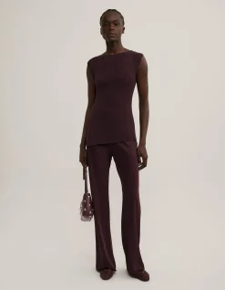 Asymmetric Hem Knit Tank