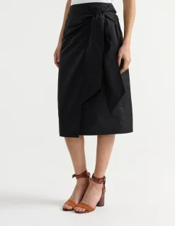 ASYMMETRICAL WRAP SKIRT