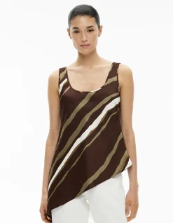 Asymmetrical Scoop Tank Top