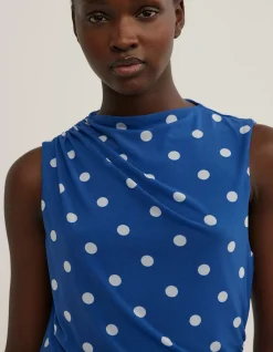 Asymmetric Mesh Tank Top