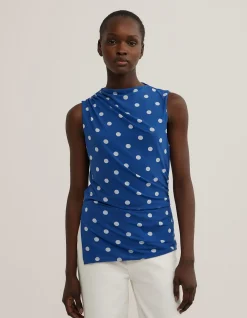 Asymmetric Mesh Tank Top