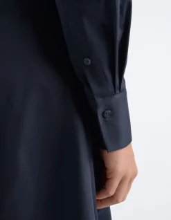 ASYMMETRIC SHIRT DRESS