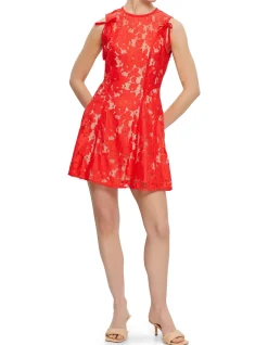 AUDREY LACE MINI DRESS