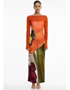 AUGUST LONG SLEEVE MAXI DRESS