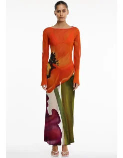 AUGUST LONG SLEEVE MAXI DRESS