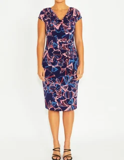 AURORA BLUE OPAL JERSEY DRESS