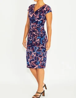 AURORA BLUE OPAL JERSEY DRESS