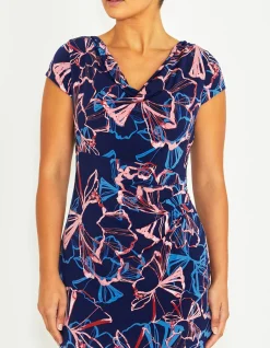 AURORA BLUE OPAL JERSEY DRESS