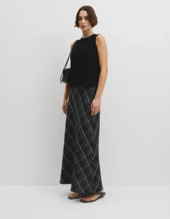 Australian Good Earth Cotton Pointelle Knit Tank