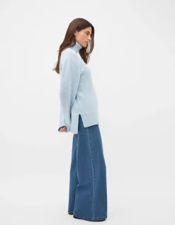 AUSTRALIAN MERINO OVERSIZED ROLL NECK