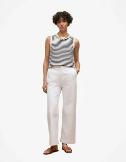 Australian Cotton Blend Denim Tailored Pant