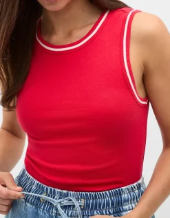 AUSTRALIAN COTTON CONTRAST TANK