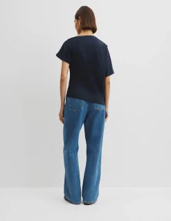 Australian Cotton One Shoulder T-Shirt