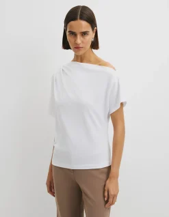 Australian Cotton One Shoulder T-Shirt