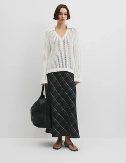 Australian Good Earth Cotton Long Sleeve Tape Knit