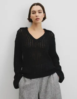 Australian Good Earth Cotton Long Sleeve Tape Knit