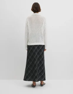 Australian Good Earth Cotton Long Sleeve Tape Knit