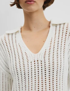 Australian Good Earth Cotton Long Sleeve Tape Knit
