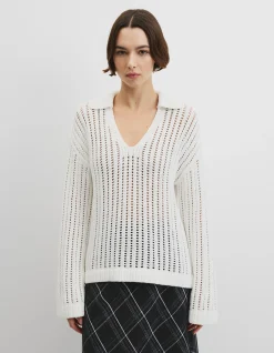 Australian Good Earth Cotton Long Sleeve Tape Knit