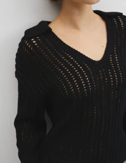Australian Good Earth Cotton Long Sleeve Tape Knit