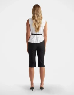 AVA BELTED WRAP TOP