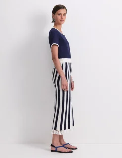 AVOCA FRINGE KNIT SKIRT
