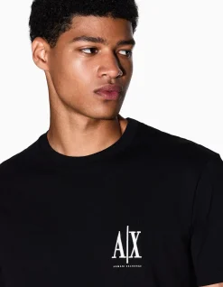A`X Icon Chest Logo T-Shirt
