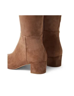 Axey Pointed Toe Suede Knee High Boots