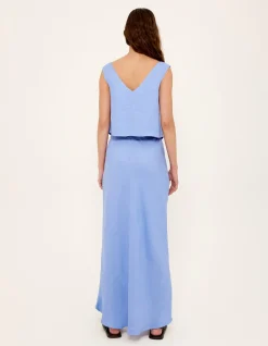 AZZURRA LINEN TOP