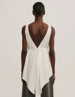 Back Ruffle Tank Top
