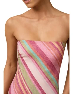 Bandeau One Piece Swimsuit Placement